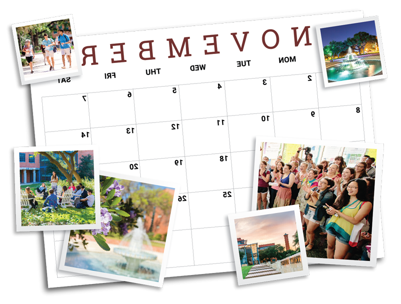 a desktop calendar with photos of 赌博娱乐平台网址大全 spread across it